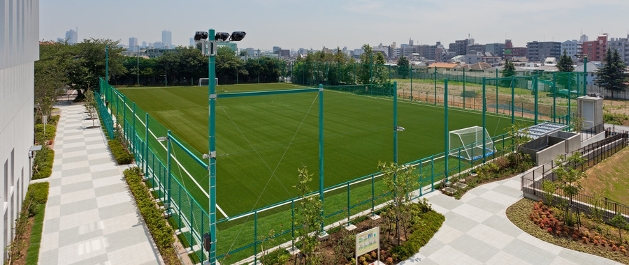人工芝スポーツ施設の施工実績